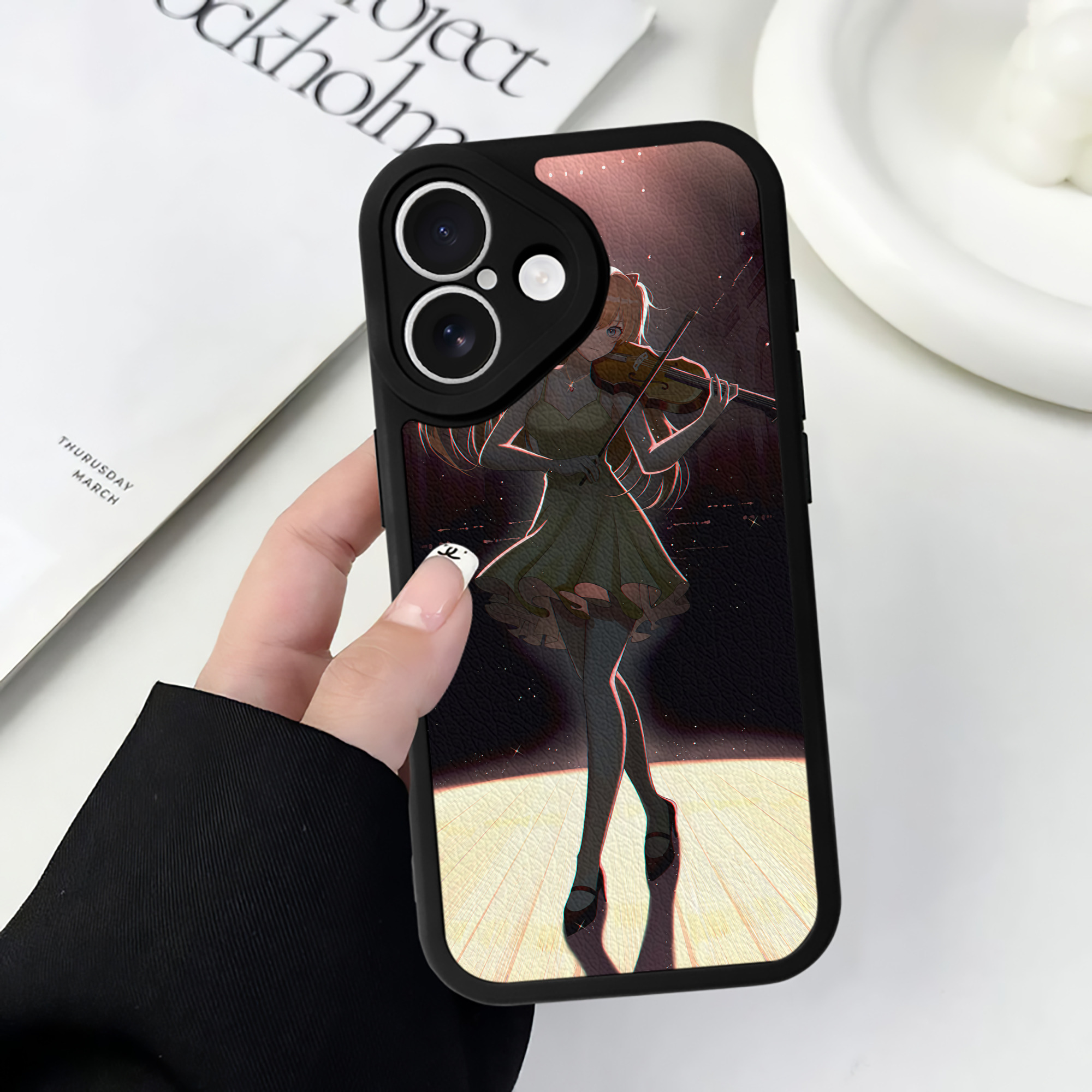（画像用） EVA 新世紀エヴァンゲリオン 【iPhone 16シリーズ対応】シリコンスマホケース（レザー調） 材質：シリコン